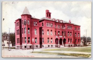 1919 Saint Luke's Hospital Sherman Street Saint Paul Minnesota Posted Postcard
