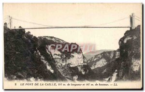 Old Postcard Le Pont De La Caille