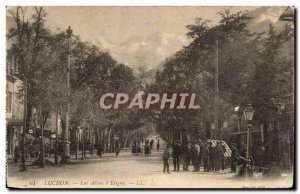 Luchon - Les Allees d & # 39Etigny - Old Postcard