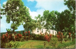 Postcard Hawaii Kona Honaunau - St. Benedict's Catholic Church