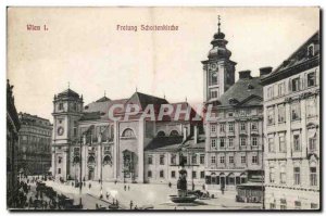 Austria Austria Wien Old Postcard Freiung Schottenkirche