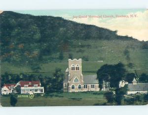 Damaged Back Divided-Back CHURCH Roxbury In Catskills - Near Oneonta NY G4285