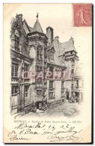 Old Postcard Bourges Palais Jacques Coeur Staircase
