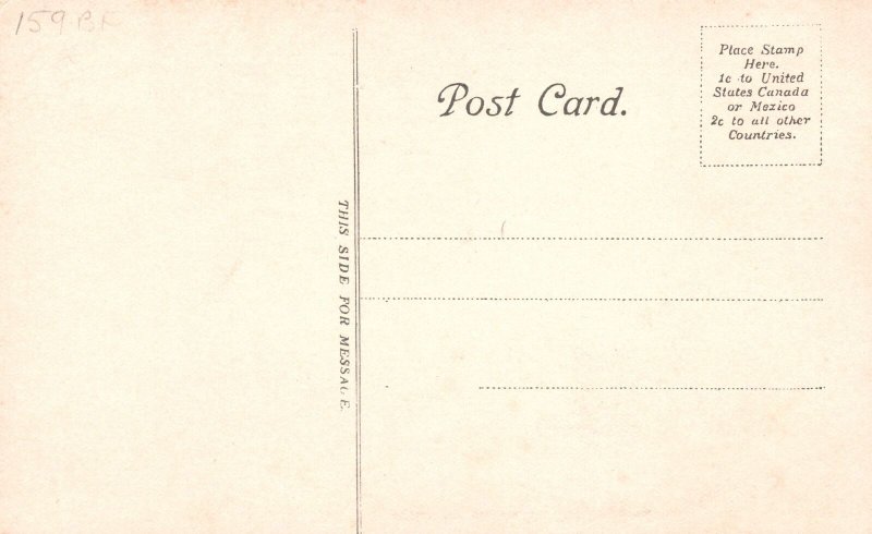 Vintage Postcard Y.M.C.A. Building & Doyle Monument Providence Rhode Island RI