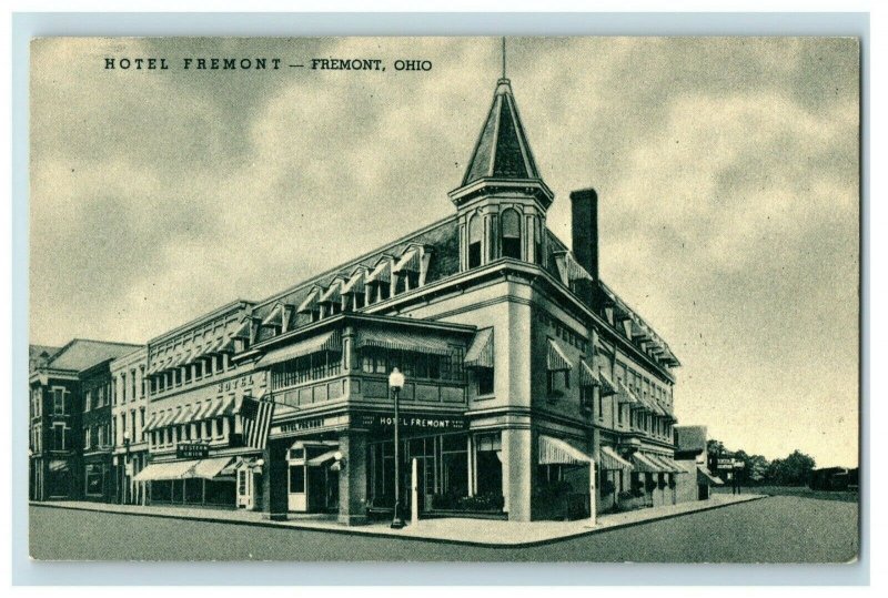 Vintage Post Card Hotel Fremont-Freemont, Ohio P18