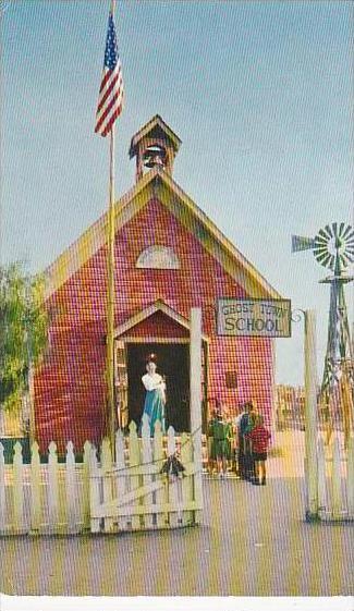 California Buena Park Knotts Berry Farm-Ghost Town The Little Red School House