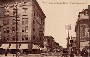 Chillocothe Street Portsmouth, Ohio OH Postcard