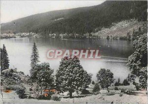 Postcard Modern Lake Gerardmer seen from Route Vagney