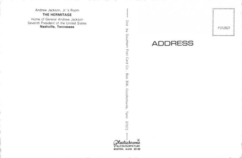 Andrew Jackson Jr's Room - 