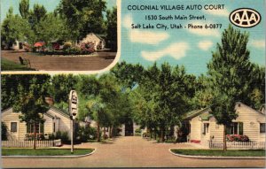 Linen PC Colonial Village Auto Court 1530 South Main Street Salt Lake City Utah