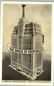 New York City NY Hotel Postcard