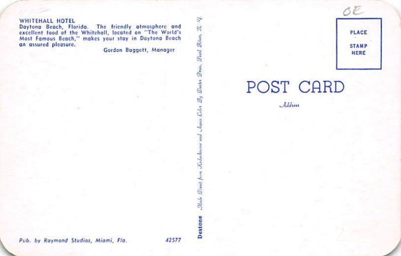 Whitehall Hotel  Daytona Beach FL