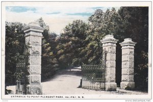 HALIFAX, Nova Scotia, Canada, 1900-1910´s; Entrance To Point Pleasant Park