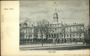 New York City City Hall c1905 UDB Postcard