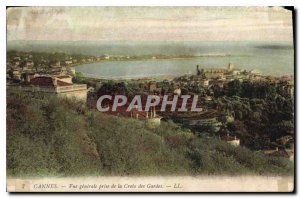 Postcard Old Cannes General view from the Croix des Gardes