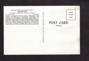 IL Dixieland Band Music Pheasant Run Lodge  Bar St Charles Illinois Postcard