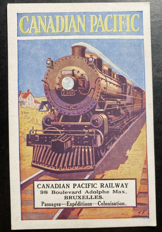 Mint Canada Advertising Picture Postcard Canadian Pacific Railways 