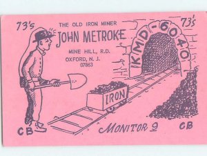 Pre-1980 RADIO CARD - Oxford - Near Washington & Hackettstown NJ AH2630