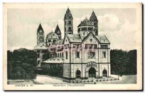 Old Postcard Speyer Kaiserdom Rh