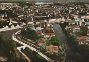 France Postcard - Aerial View of Pontivy (Morbihan)  RR8695