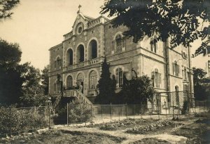 israel palestine, JERUSALEM, German Evangelical Probstei, Monastery (1910s) RPPC