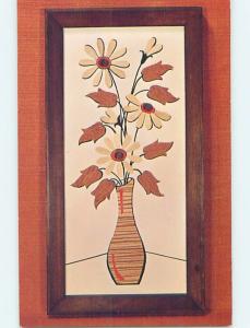 Unused Pre-1980 Postcard Ad WOOD BLOOMS - NHI HANDCRAFT ORIGINAL hn4181