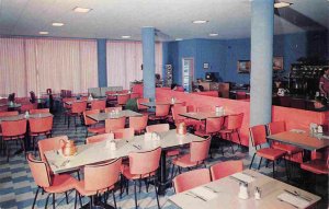 Foster's Restaurant Interior US 80 Pecos Texas postcard