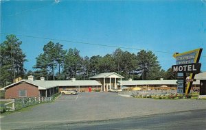 Chatsworth Georgia 1966 Postcard Colonial Pines Motel