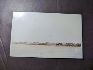 Mint USA Military RPPC Postcard Passing Review Paris Island SC