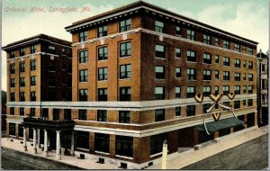 Postcard Colonial Hotel in Springfield, Missouri~136188