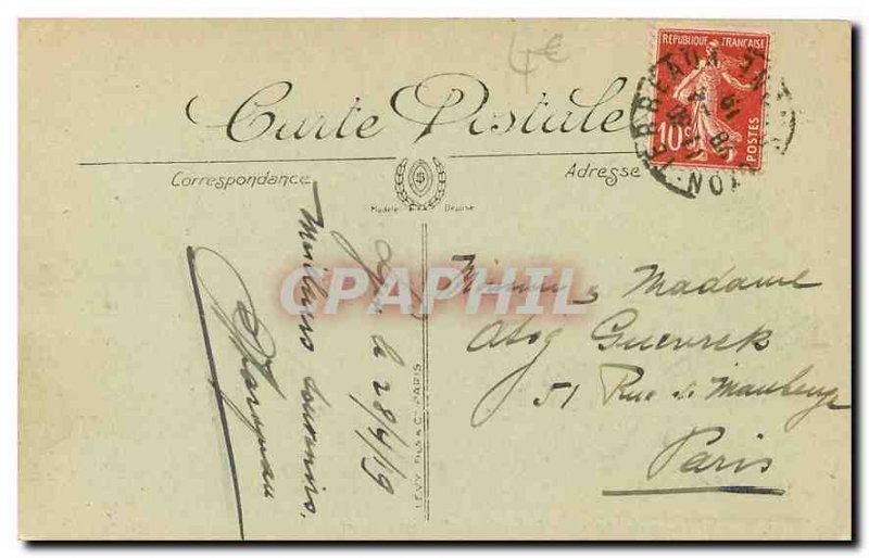 Old Postcard Lyon Saone Le Coteau de Fourviere