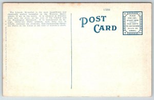 Washington  DC   Lincoln Memorial     Postcard
