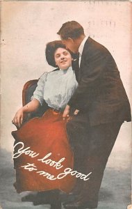 Romance Couples Postcard