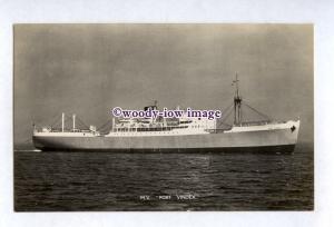 pf8261 - Port Line Cargo Ship - Port Vindex , built 1943 - postcard