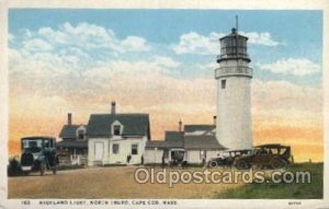 Highland light, cape cod, Mass, USA Massachusetts USA Lighthouse Unused creas...