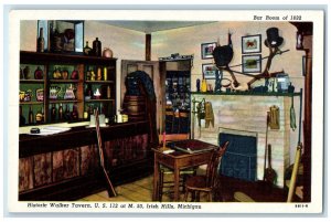 c1930's Historic Walker Tavern US 112 at M.50 Irish Hills Michigan MI Postcard