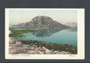Post Card Ca 1907 Norway View Of Mountain & Lake UDB