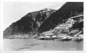 Alaska Juneau Waterfront Mill 1920s Mining RPPC Photo Postcard 22-6805