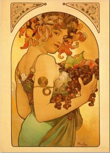 Paintings Mucha Fruit Circa 1897