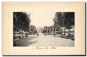 Beziers Old Postcard The aisles