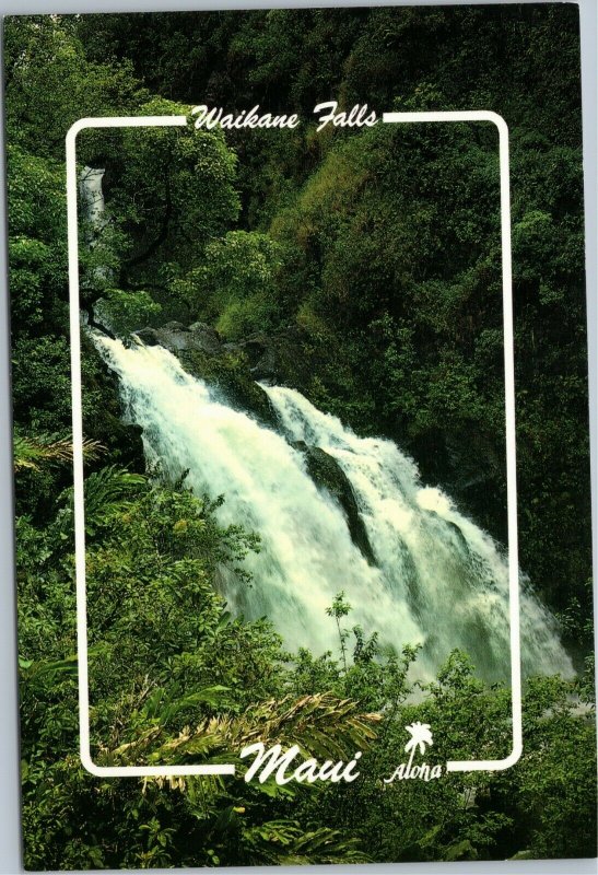 postcard Hawaii - Waikane Falls, Maui