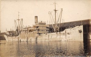 SS Lake Forsby Real Photo Misc Ship Line Ship 