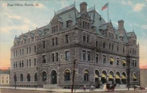 Illinois Peoria Post Office 1913