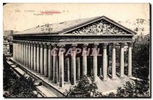 Old Postcard Paris La Madeleine