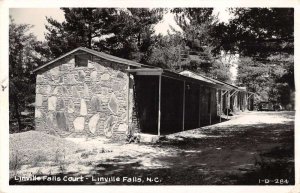 Linville Falls North Carolina Linville Falls Court Real Photo Postcard AA33801