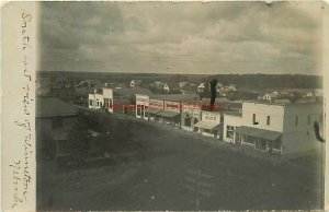 NE, Winnetoon, Nebraska, Town View, RPPC