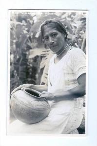 LP18     RP Mexico,  Tamazunehale , pottery, postcard,