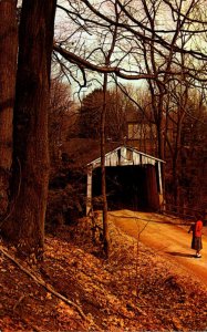 Covered Bridge Windsor Miles Bridge Over Phelps Creek Ashtabula County Ohio