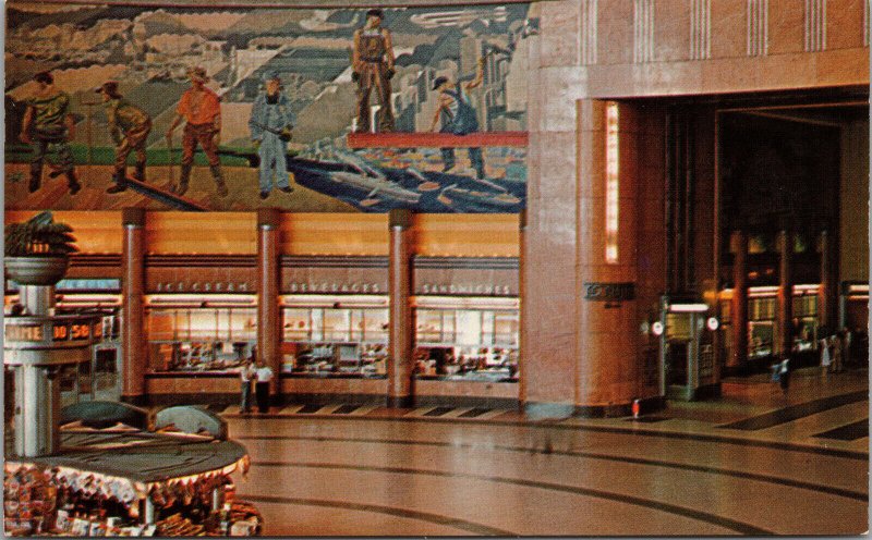 Lobby Union Terminal Cincinnati OH Postcard PC404