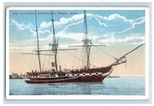 c1910'sIronsides Constitutiom, Boston, Mass. Postcard F184E